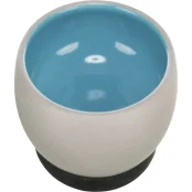 Миска Trixie для собак, керамічна з гумовою кромкою, 1 л, діаметр 17 см, сірий