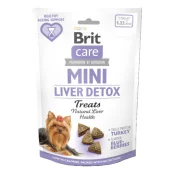 Лакомства Brit Care Mini Treats Liver Detox для собак мелких пород, детокс печени, индейка, черника, 50 г