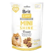 Лакомства Brit Care Mini Treats Shine для собак мелких пород, для блеска шерсти, лосось, 50 г