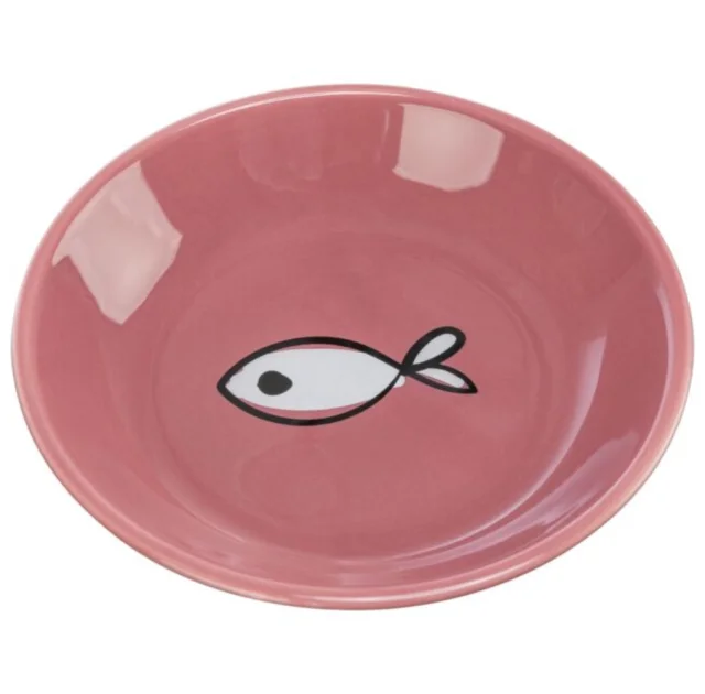 Миска Trixie Ceramic Bowl для котів, пласка, керамічна, діаметр 14 см, 200 мл