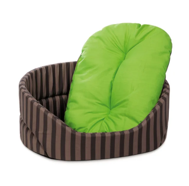 Лежак Природа Coral 1 для собак, 46×36×24 см, полоска