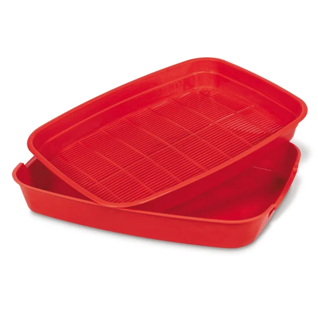 Туалет Природа №1 для кошек, с сеткой, 34.5×26×5 см