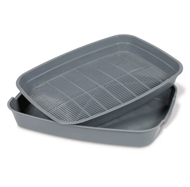 Туалет Природа №1 для кошек, с сеткой, 34.5×26×5 см