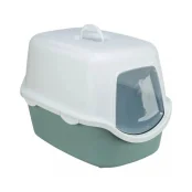 Туалет-домик Trixie Vico для кошек, шалфей, белий, 40×40×56 см