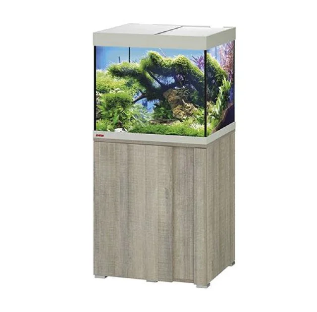 Аквариумный комплект EHEIM vivaline LED 150 2x12 Вт серый дуб, с тумбой (60x50x50, 150л)