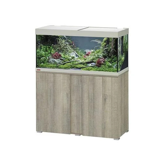 Аквариумный комплект EHEIM vivaline LED 180 17 Вт серый дуб, с тумбой (100x45x40, 180л)