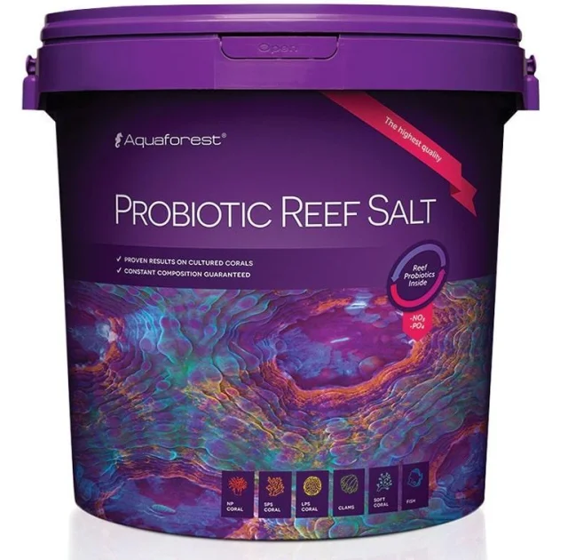 Соль рифовая с пробиотиками Aquaforest Probiotic Reef Salt, 22 кг