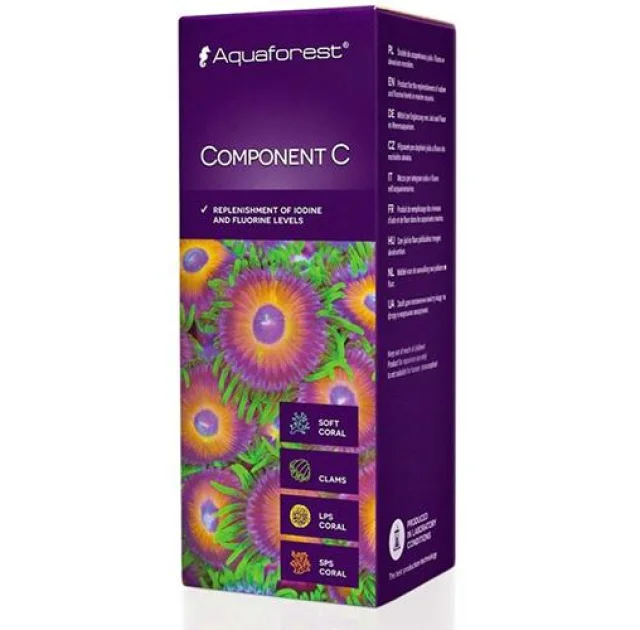 Йод и фтор Aquaforest Component C для морского аквариума, 200 мл