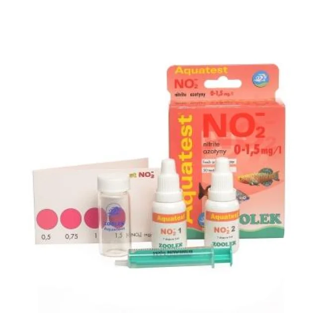 Тест на нітрити Zoolek Aquatest NO2, 0,096 кг, 9 x 3,5 x 13,5 см (комплект)
