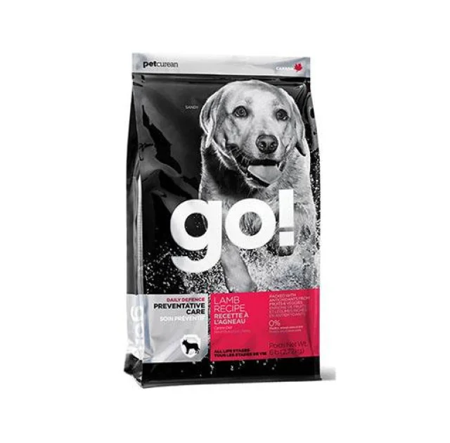 Сухий корм GO! Daily Defence Lamb Dog Recipe корм для цуценят і дорослих собак, зі свіжим ягням, 100 г
