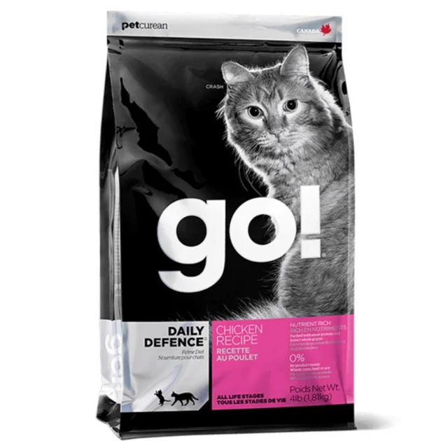 Сухой корм GO! Refresh + Renew Chicken Cat для котят и кошек со свежей курицей, фруктами и овощами, 7.26 кг
