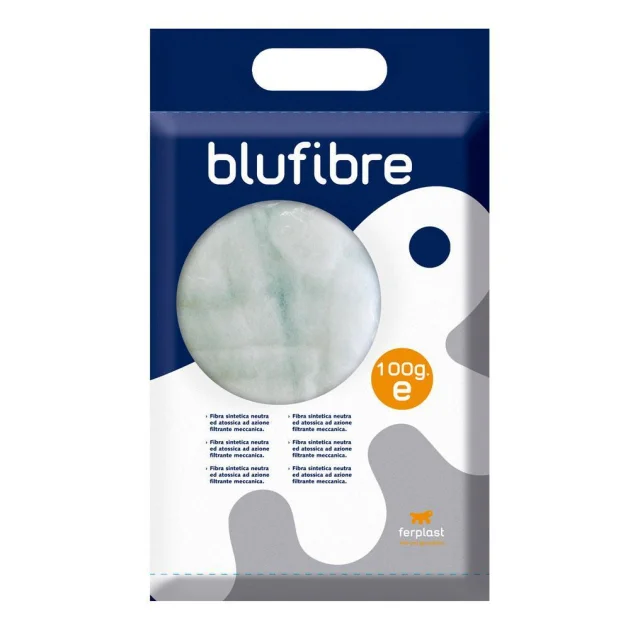 Синтетичне волокно Ferplast Blufibre 100G для механічного очищення води в акваріумах і черепашатніках