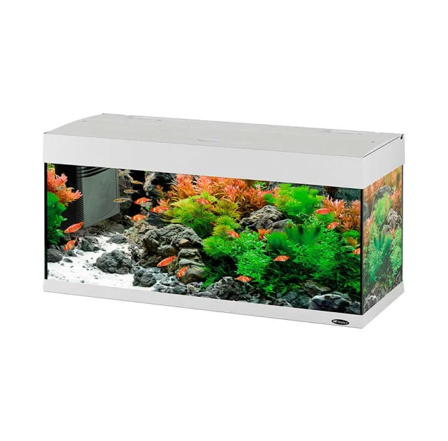 Аквариумный комплект Ferplast Dubai 100 LED White с LED-освещением, белый, 190 л