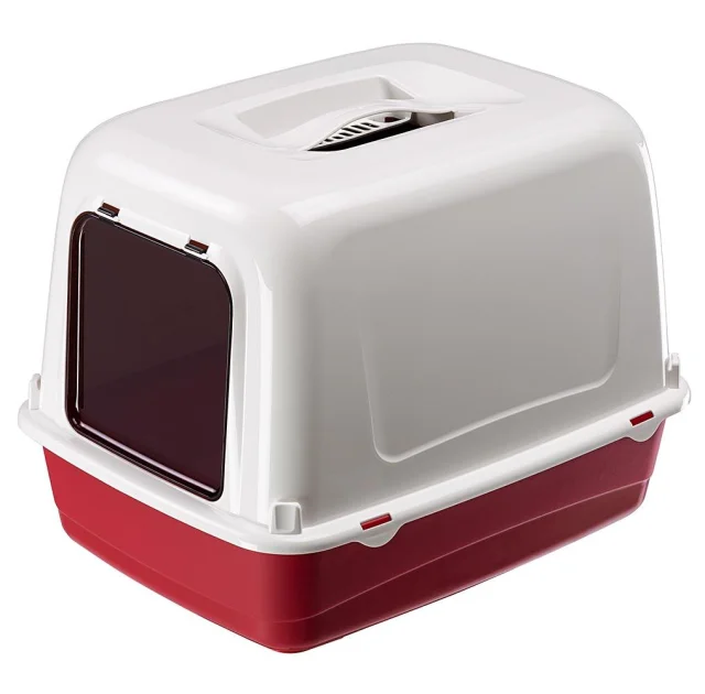 Закритий туалет Ferplast Clear Cat 10 для котів, 36×47×35 см