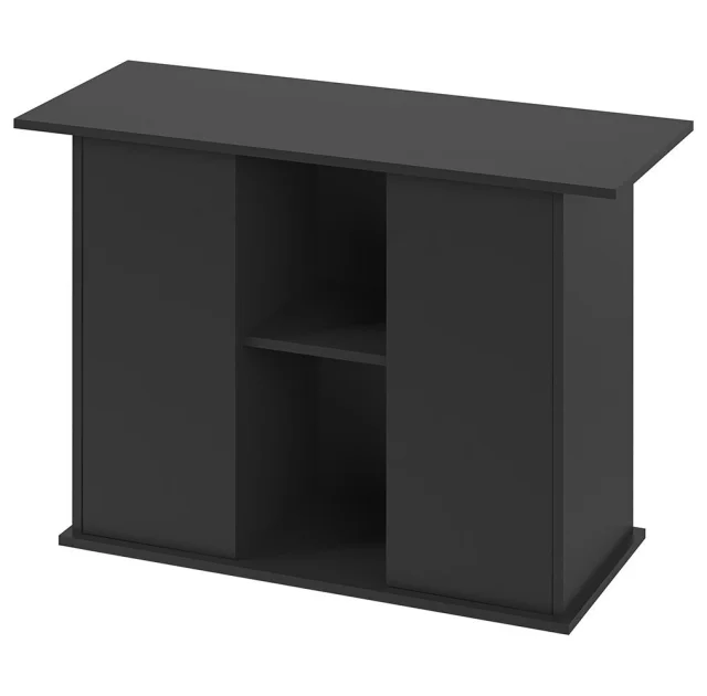Тумба Ferplast Stand Dubai 100 Black для скляного акваріума Dubai 100, чорна, 101x41x73 см