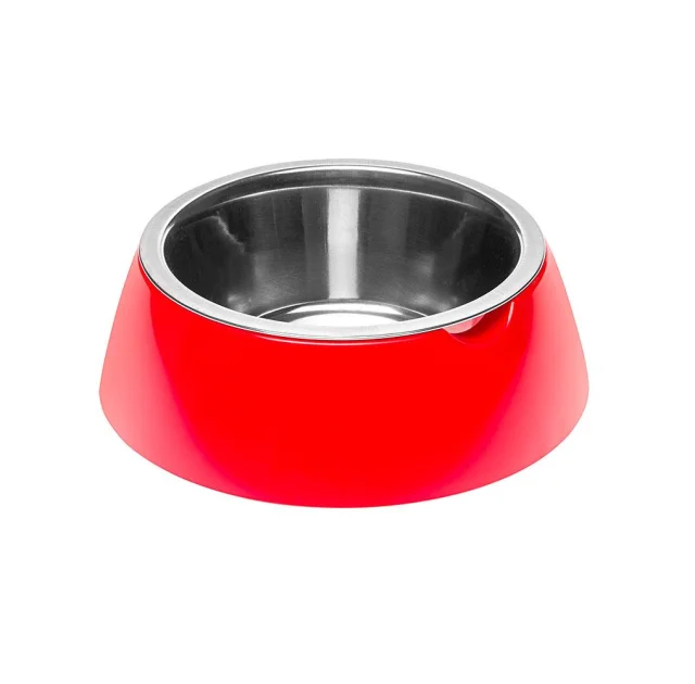 Ferplast Jolie Small Red Bowl металлическая миска для собак и кошек, 17,1 см