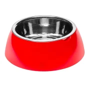 Ferplast Jolie Large Red Bowl металлическая миска для собак и кошек, 23,3 см