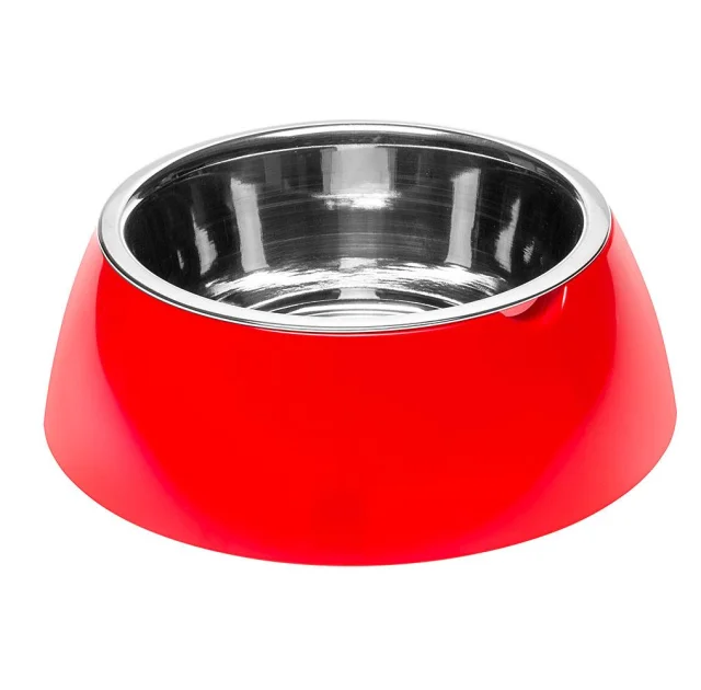 Ferplast Jolie Large Red Bowl металлическая миска для собак и кошек, 23,3 см