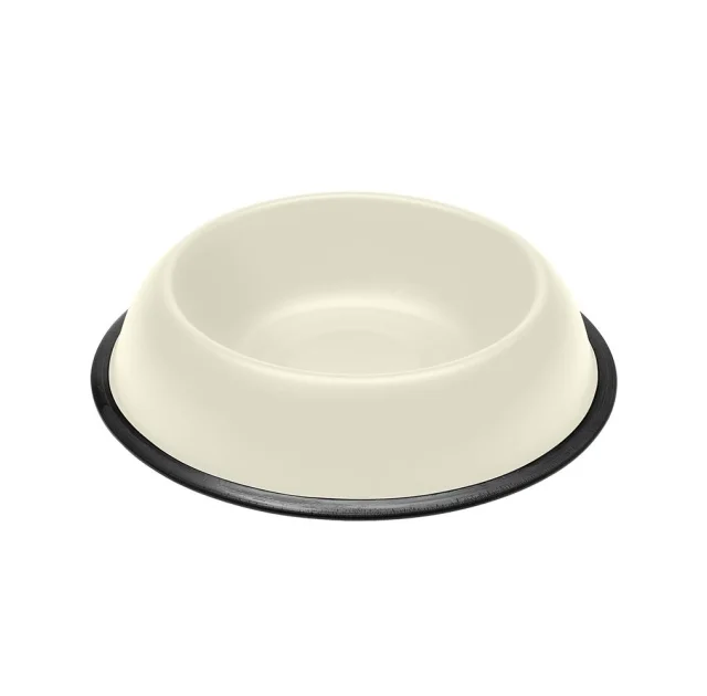 Ferplast Mira KC 70 Bowl White металлическая окрашенная миска для собак и кошек, белая, 15,5 см