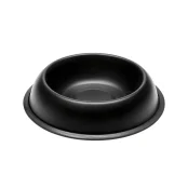 Ferplast Mira KC 70 Bowl Black металлическая окрашенная миска для собак и кошек, черная, 15,5 см