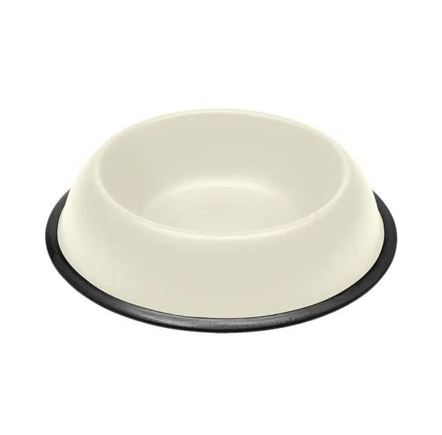 Ferplast Mira KC 72 Bowl White металлическая окрашенная миска для собак и кошек, белая, 21 см