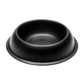 Ferplast Mira KC 76 Bowl Black металлическая окрашенная миска для собак и кошек, черная, 25,5 см
