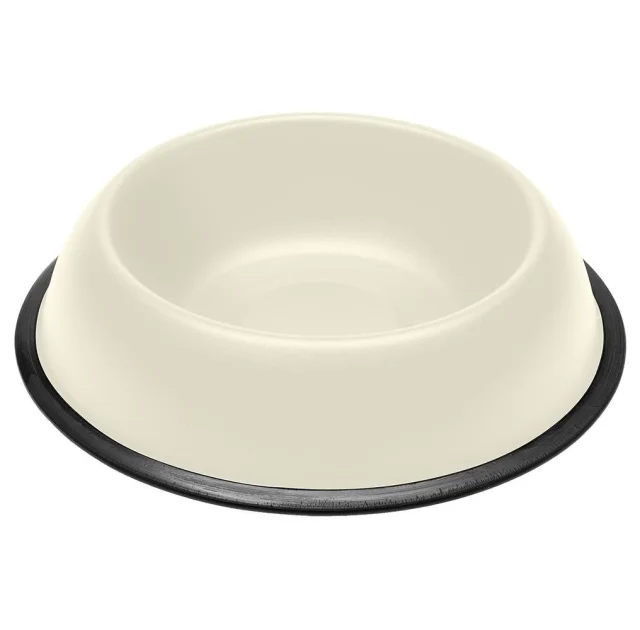 Ferplast Mira KC 80 Bowl White металлическая окрашенная миска для собак и кошек, белая, 32,5 см