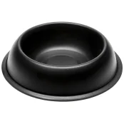 Ferplast Mira KC 80 Bowl Black металлическая окрашенная миска для собак и кошек, черная, 32,5 см