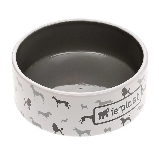 Миска Ferplast Juno Medium Bowl керамическая для собак и кошек, 16.7 см