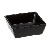 Ferplast Altair 14 Black керамическая миска для кошек и собак черная, 14x14x5 см