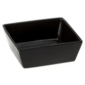 Ferplast Altair 16 Black керамическая миска для кошек и собак черная, 16x16x6 см