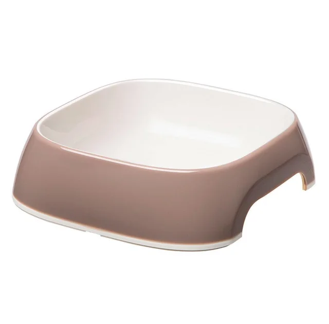 Ferplast Glam Medium Dove Grey Bowl пластиковая миска для собак и кошек серая, 750 мл