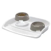 Ferplast Lindo Max Tray & Bowls миски на подставке с защитой против скольжения, пластик