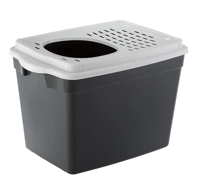 Закритий туалет Ferplast Toilet Home Jumpy для кішок з верхнім входом, 38,8x57,5x9 см