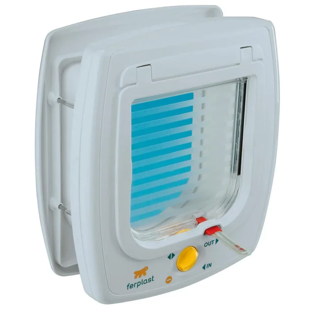 Ferplast Swing 5 Tunnel White дверцята для собак і кішок біла, 22,5x9,6x25,2 см