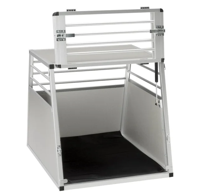 Автомобильная переноска Ferplast Atlas Car Aluminium для собак, белая, 82×65×65 см