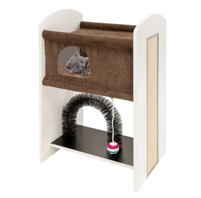 Ferplast Cat Tree Leo меблі для котів з ігоровой зоною і кігтеточкою, 50x37x84 см