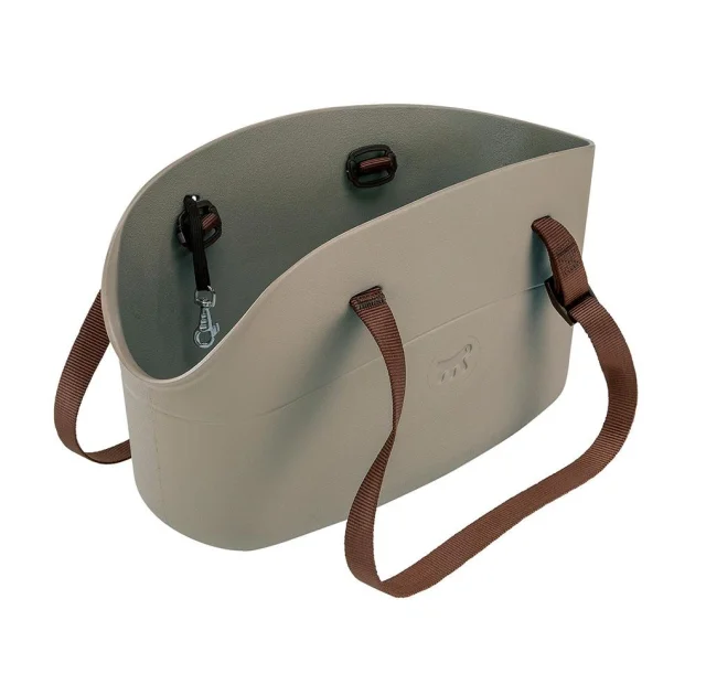 Сумка-переноска Ferplast With-Me Bag Small Rock для дрібних собак до 8 кг, сіра, 35×14×22 см