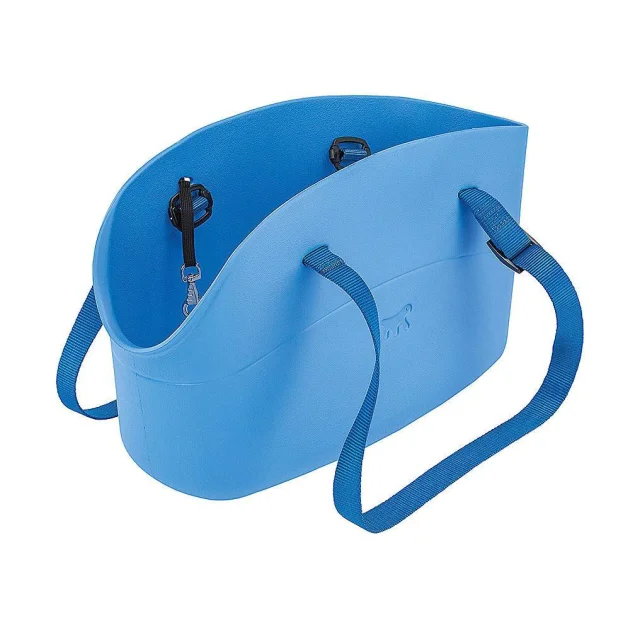 Сумка-переноска Ferplast With-Me Bag Small Blue для мелких собак до 8 кг, синяя, 35×14×22 см
