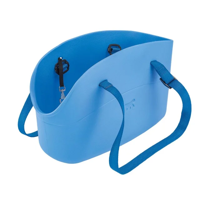 Сумка-переноска Ferplast With-Me Bag Blue для дрібних собак до 8 кг, блакитна, 43.5×21.5×27 см