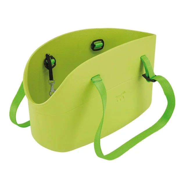 Сумка-переноска Ferplast With-Me Bag Green для дрібних собак до 8 кг, салатова, 43.5×21.5×27 см