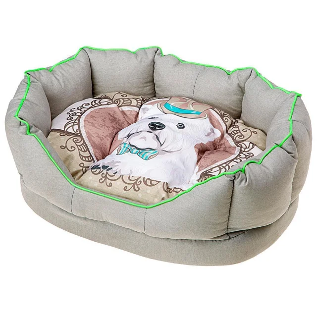Лежанка из синтетической ткани Ferplast Fiore 60 Bedding Sir Dog, 56×42×20 см