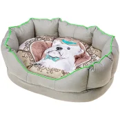 Лежанка из синтетической ткани Ferplast Fiore 70 Bedding Sir Dog, 70×52×25 см