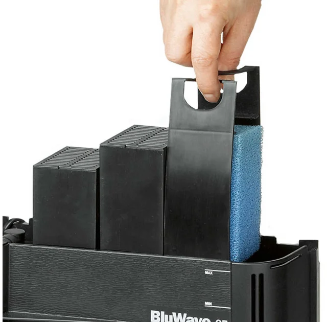 Трехступенчатый внутренний фильтр Ferplast Bliwave 05 с фильтрующими материалами и насосом, 27,5x7,5x32 см