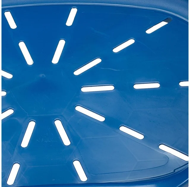 Пластиковый лежак Ferplast Siesta Deluxe 4 Blue с антискользящим покрытием, 61.5×45×21.5 см