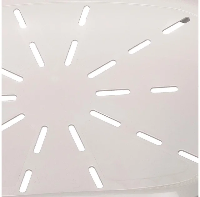 Пластиковий лежак Ferplast Siesta Deluxe 4 White з антиковзаючим покриттям, 61.5×45×21.5 см