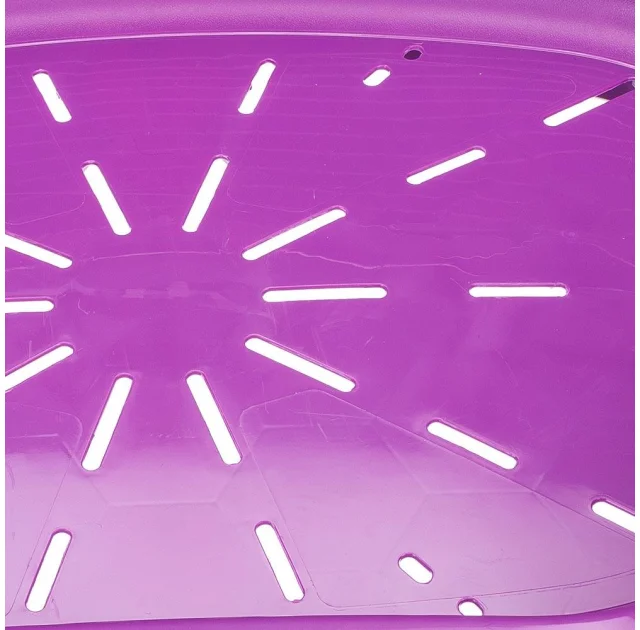 Пластиковый лежак Ferplast Siesta Deluxe 12 Violet с антискользящим покрытием, 111×80.5×33.5 см