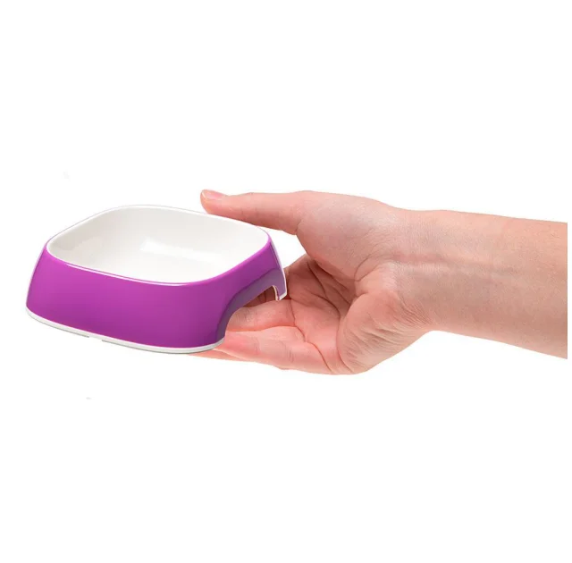 Ferplast Glam Extra Small Violet Bowl пластиковая миска для собак и кошек фиолетовая, 200 мл