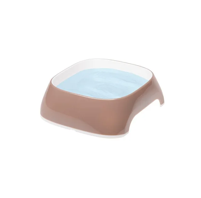 Ferplast Glam Extra Small Dove Grey Bowl пластиковая миска для собак и кошек серая, 200 мл