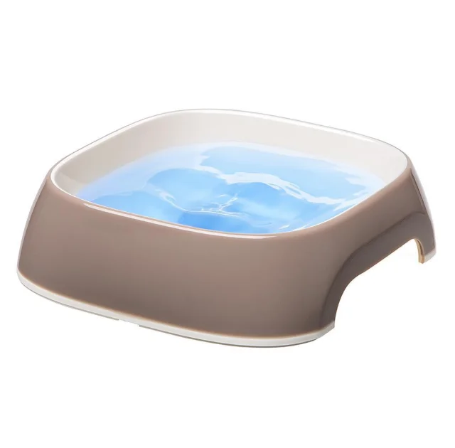 Ferplast Glam Medium Dove Grey Bowl пластиковая миска для собак и кошек серая, 750 мл